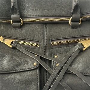 Aimee Kestenberg Charcoal Leather Satchel